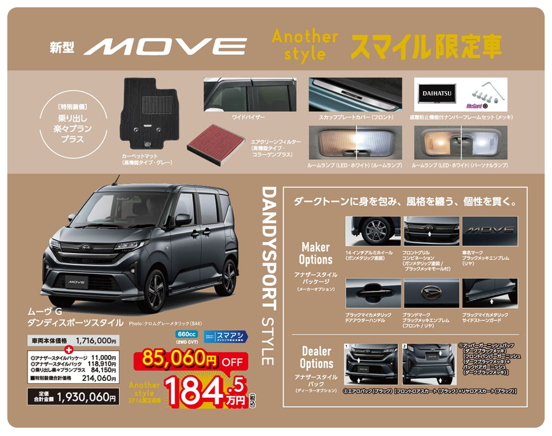 乗りラク・はた楽スマイル限定車